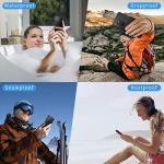 Lanhiem for Samsung Galaxy S22 Ultra Case, IP68 Waterproof Dustproof with Built-in Screen Protector, Heavy Duty Full Body Protective Phone Case for Samsung S22 Ultra 5G, Black/Clear