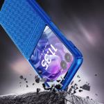 YZB Belt Case for Motorola Razr 2024 & Razr 2025, Blue | Slim Fit Lightweight & Snap-On Shockproof Protection Cover, Rotating Belt Clip Holster Kickstand Combo