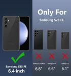 OtterBox Defender Series Case for Samsung Galaxy S23 FE (Only) - Holster Clip Included - Microbial Defense Protection - Non-Retail Packaging - Black