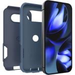 OtterBox Google Pixel 9a Commuter Series Case - Baby Blue Jeans, Slim & Tough, Pocket-Friendly, with Port Protection
