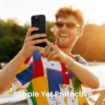 ORNARTO Compatible with iPhone 14 Pro Case 6.1, Slim Liquid Silicone 3 Layers Full Covered Soft Gel Rubber Phone Case Protective Cover with Microfiber Lining 6.1 inch-Black