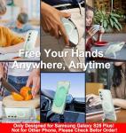 SPIDERCASE Only for Samsung Galaxy S25 Plus Case, Magnetic with [3 Stand Ways][ Military Grade Drop Protection] with Invisible Stand Shockproof Slim Case Just for Samsung Galaxy S25 Plus 6.7", Clear