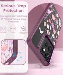 DagoRoo for Motorola Moto G Power 5G 2025 Case+Tempered Glass Screen Protector, Military Grade Protective Slim Soft TPU+Hard PC,Girls Women Crystal Clear Flower Pattern Case Cover (Floral)