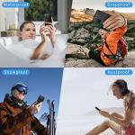 Lanhiem for Samsung Galaxy S22 Case, IP68 Waterproof Dustproof with Built-in Screen Protector, Heavy Duty Full Body Protective Phone Case for Samsung S22 5G, Black/Clear