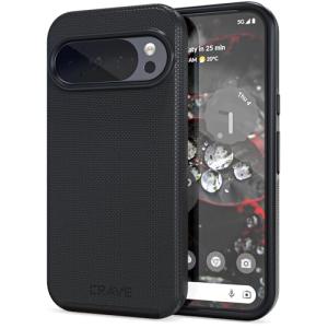 Crave Dual Guard for Google Pixel 10 Case and Pixel 10 Pro Case, Shockproof Protection Dual Layer - Black