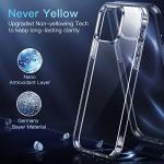 CASEKOO for iPhone 13 Pro Max Case Crystal Clear, [Never Yellow Technology] [Military-Grade Protection] Transparent Slim Cover Women Men for iPhone 13 ProMax Phone Case 6.7 inch, Clear