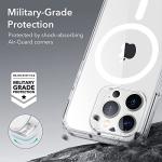 ESR for iPhone 14 Pro Max Case, Compatible with MagSafe, Shockproof Military-Grade Protection, Yellowing Resistant, Magnetic Classic Hybrid Case (HaloLock), Clear