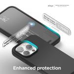 elago Compatible with iPhone 15 Pro Case, Liquid Silicone, Full Body Protective Cover, Shockproof, Slim Phone, Anti-Scratch Soft Microfiber Lining, 6.1 inch (Black)