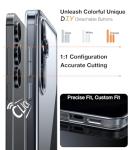 TORRAS Guardian Shockproof for Samsung Galaxy S25 Plus Case, [Non-Yellowing] [12FT Military-Grade Protection] Transparent Slim Case for Samsung S25 Plus Case, Diamond Clear, Hard, 6.7''