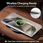 ESR for Samsung Galaxy S24 Ultra Phone Case, 3 Stand Modes Kickstand for S24 Ultra Cover, Military-Grade Drop Protection, Slim Fit, Boost Series Case, Clear