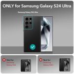 ESR for Samsung Galaxy S24 Ultra Phone Case, 3 Stand Modes Kickstand for S24 Ultra Cover, Military-Grade Drop Protection, Slim Fit, Boost Series Case, Clear