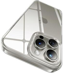 CASEKOO for iPhone 15 Pro Max Case Crystal Clear, [Never Yellow Technology] [Military-Grade Protection] Transparent Slim Cover Women Men for iPhone 15 Pro Max Phone Case 6.7 inch, Clear