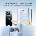 CASEKOO for iPhone 15 Pro Max Case Crystal Clear, [Never Yellow Technology] [Military-Grade Protection] Transparent Slim Cover Women Men for iPhone 15 Pro Max Phone Case 6.7 inch, Clear