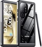 2025 New for Samsung Galaxy S24 Ultra Case Waterproof, [Built-in Camera & Screen Protector][Military Grade Shockproof][IP68 Underwater][Dustproof][Dropproof] Full Body Phone Case for S24 Ultra 6.8"