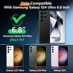 2025 New for Samsung Galaxy S24 Ultra Case Waterproof, [Built-in Camera & Screen Protector][Military Grade Shockproof][IP68 Underwater][Dustproof][Dropproof] Full Body Phone Case for S24 Ultra 6.8"