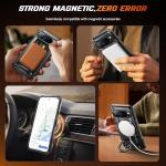 TONGATE for Pixel 10 Pro XL Case with 360° Spin Magnetic Stand, Compatible with MagSafe, Non-Slip Edge Rugged, Military Grade Protection for Google Pixel 10 Pro XL Case, Black