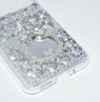 for Motorola Moto Razr 2025/2024 Phone Case, Cute Cartoon Mirror Diamond Glitter Crystal Rhinestone Women Girls Fashion Luxury Shiny Sparkle Crystal Phone Case for Moto Razr 60/50 5G