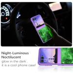 GUAGUA for Motorola Razr 2024 Case/Razr 2025 Case, Glow in Dark Cute Space Nebula Noctilucent Luminous Slim Protective Shockproof Phone Case for Moto Razr 2024/2025 6.9''