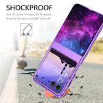 GUAGUA for Motorola Razr 2024 Case/Razr 2025 Case, Glow in Dark Cute Space Nebula Noctilucent Luminous Slim Protective Shockproof Phone Case for Moto Razr 2024/2025 6.9''