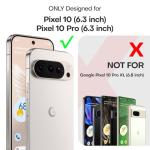 TAURI for Google Pixel 10 Case/10 Pro Case, Compatible with Magsafe, Military-Grade Protection, Yellowing Resistant, Scratch-Resistant Back, Shockproof Phone Case for Pixel 10/10 Pro, Clear