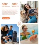 TORRAS 360 Magnetic Stand for iPhone 17 Pro Max Case, [Fit for MagSafe] [4X Military-Grade Protection] Slim Case for iPhone 17 Pro Max, 6.9", Translucent Deep Blue, Ostand O3 Fitness Series