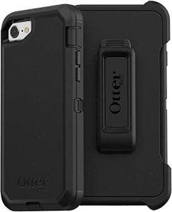 OtterBox Defender Series Series Case for iPhone SE (2nd gen - 2020) and iPhone 8/7 (NOT Plus) - Retail Packaging - Black