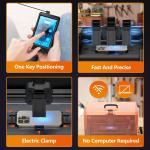 Srwor V2 Back Cover Glass Separating Machine for iPhone 16 15 14 Pro Max Rear Housing Case Removal Repair Laser Engraving Tools