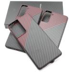 ZXKE Carbon fiber case for Samsung galaxy S21 S21Plus S21Ultra 5G light Thin High-strength protective shell Aramid case