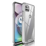 Guarishel for Motorola Moto One-5G-Ace Case: Military-Grade Shockproof Phone Cover, Anti-Scratch & Reinforced Bumpers - Crystal Clear