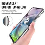 Guarishel for Motorola Moto One-5G-Ace Case: Military-Grade Shockproof Phone Cover, Anti-Scratch & Reinforced Bumpers - Crystal Clear