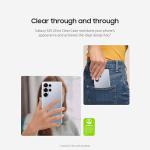 Samsung Galaxy S25 Ultra Clear Phone Case, Transparent Protective Cover, Sleek and Smooth Design, Durable, US Version, EF-QS938CTEGUS