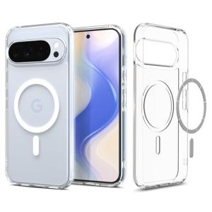 Spigen for Pixel 10/10 Pro Case, Ultra Hybrid MagFit (2025) [Designed for Pixelsnap, Compatible with MagSafe Accessories] [Anti-Yellowing] - Clear