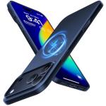 TORRAS Magnetic Slim Fit for iPhone 17 Pro Case 6.3 inch, Ultra-Thin, Compatible with MagSafe, Lightweight Matte Anti-Scratch Hard PC Cover Phone Case for iPhone 17 Pro OriginFit, Deep Blue