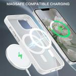 BENTOBEN Magnetic for iPhone 13 Case & iPhone 14 Case [Compatible with Magsafe] Translucent Matte Phone Case iPhone 13/14 6.1 inch Slim Thin Shockproof Women Men Protective Cover, Pure White