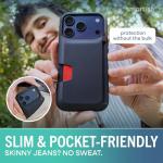 Smartish® iPhone 17 Pro Wallet Case - Wallet Slayer Vol. 1 [Slim + Protective] Credit Card Holder - Drop Tested Flip Hidden Card Slot Cover for Apple iPhone 17 Pro - Black Tie Affair