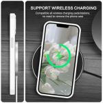 BENTOBEN Magnetic for iPhone 13 Case & iPhone 14 Case [Compatible with Magsafe] Translucent Matte Phone Case iPhone 13/14 6.1 inch Slim Thin Shockproof Women Men Protective Cover, Pure White