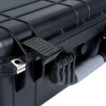 MEIJIA Portable All Weather Waterproof Protective Hard Case,Compact Camera Case with Customizable Fit Foam,Fit Use of Drones,Camera,Equipments, Elegant Black,20.62 x16.85x8.11inches