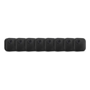 Blink Outdoor 4 (newest model) – Wire-free smart security camera, two-year battery life, two-way audio, HD live view, enhanced motion detection, Works with Alexa – 8 camera system
