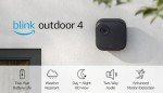 Blink Outdoor 4 (newest model) – Wire-free smart security camera, two-year battery life, two-way audio, HD live view, enhanced motion detection, Works with Alexa – 8 camera system