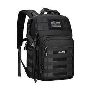 MOSISO Camera Backpack, DSLR/SLR/Mirrorless Tactical Camera Bag Case with Laptop Compartment Compatible with Canon/Nikon/Sony, Black