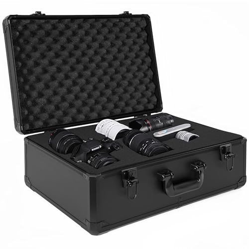 ITHWIU Protective Hard Case 22 X 14 X 8-Inch Shockproof Water-resistant with Customized DIY Foam Insert fit for Camera, Laptops, etc