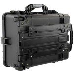 Eylar Large 22.06" Protective Roller Hard Camera Case for Cameras, Drones, Tools, and AV Equipment with IP67 Waterproof, Shock Resistant, and Customizable Foam Inserts (Black)