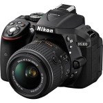 Nikon D5300 24.2 MP CMOS Digital SLR Camera with Built-in Wi-Fi and GPS Body Only (Black)