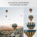 Yatao Digital Camera with WiFi, 4K 5K 64MP Photography Camera Kit for YouTube, Front and Rear Dual Camera for Convenient Selfie, Equipped with 64GB Micro Card, Wide & Macro Lens, Card Reader