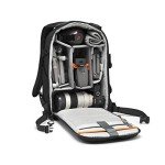 Lowepro Flipside BP 400 AW III Mirrorless and DSLR Camera Backpack - Dark Grey - with Rear Access - with Side Access - with Adjustable Dividers - for Mirrorless Like Sony α7 - LP37353-PWW