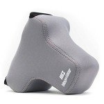 MegaGear MG1569 Ultra Light Neoprene Camera Case Compatible with Sony Alpha A7 III, A7R III, A9 (28-70mm) - Gray