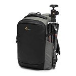 Lowepro Flipside BP 400 AW III Mirrorless and DSLR Camera Backpack - Dark Grey - with Rear Access - with Side Access - with Adjustable Dividers - for Mirrorless Like Sony α7 - LP37353-PWW