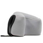 MegaGear MG1569 Ultra Light Neoprene Camera Case Compatible with Sony Alpha A7 III, A7R III, A9 (28-70mm) - Gray