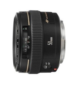 Canon EF 50mm f/1.4 USM Standard and Medium Telephoto Lens for Canon SLR Cameras, Fixed