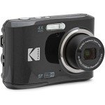 Kodak FZ45BK PIXPRO FZ45 16MP Digital Camera, Black Bundle with Lexar 32GB High-Performance 800x UHS-I SDHC Memory Card + Deco Photo Point and Shoot Field Bag Camera Case